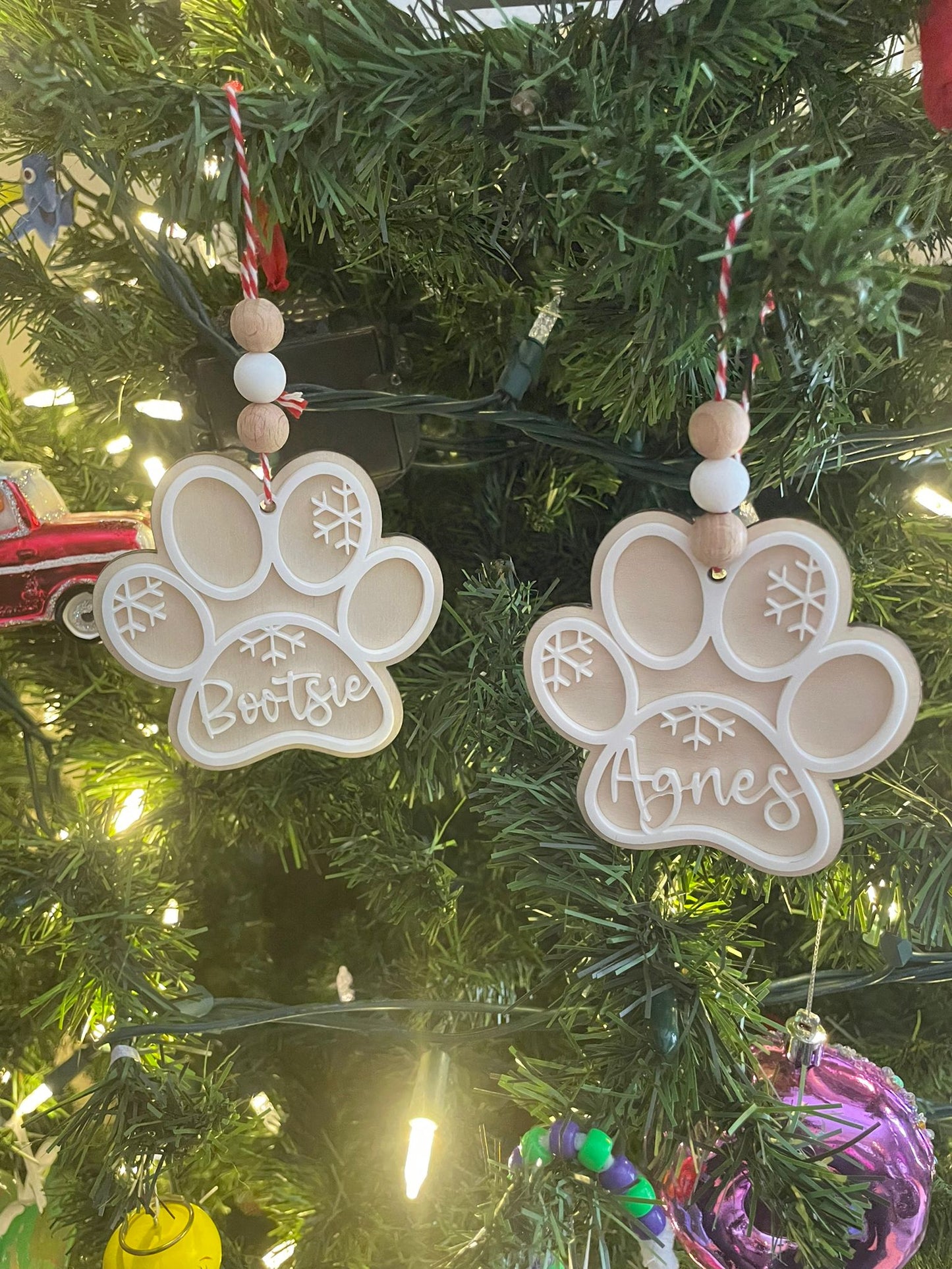 Dog Paw Ornament