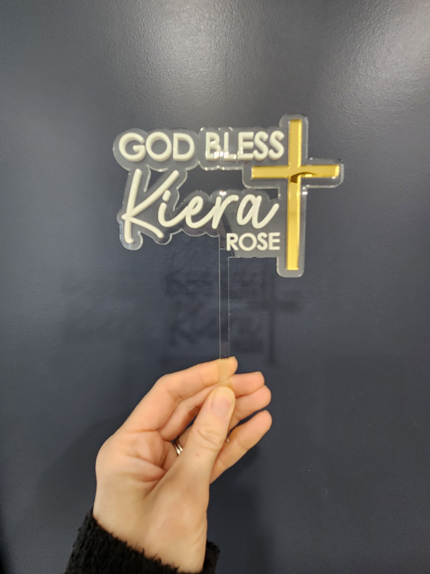 Religious Cake Topper - Baptism, Communion, Confirmation