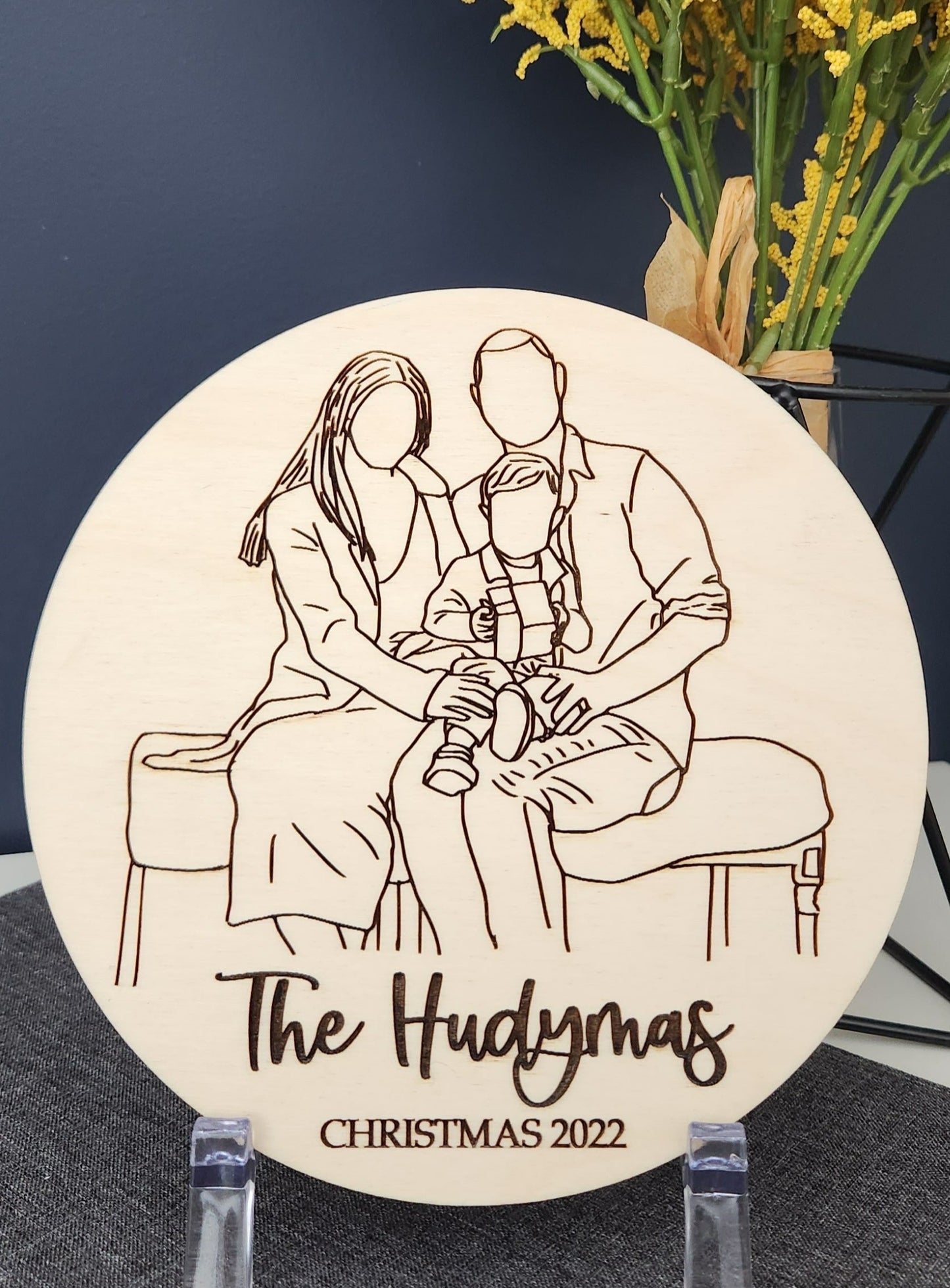Line Art Plaque