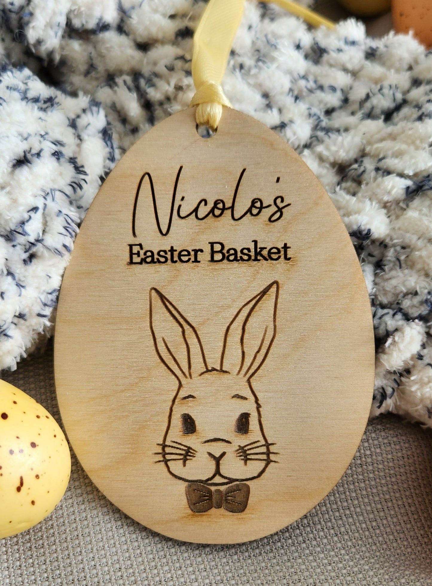 Bunny Medallion Tags